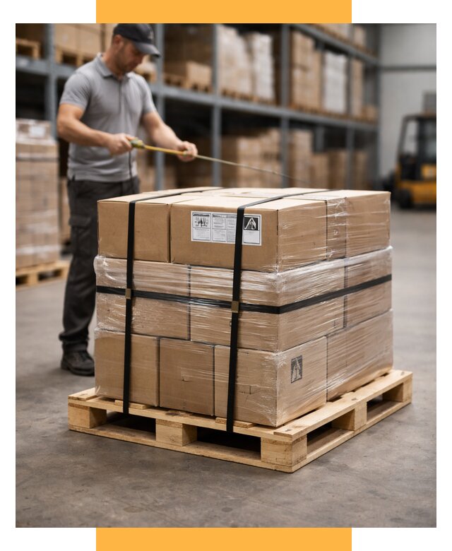 Упаковка и паллетирование грузов от 3545 р. | СетСервис-Лбг