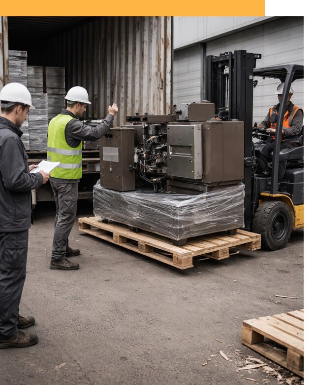 Доставка промышленного оборудования из Европы от 45576