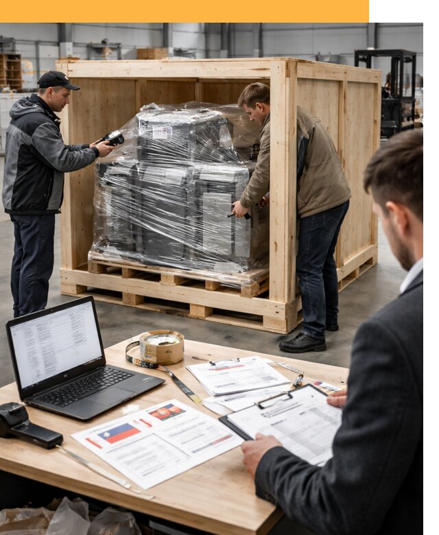 Доставка промышленного оборудования из США от 65832 руб