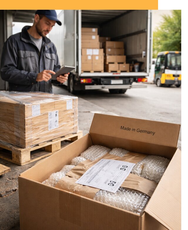 Доставка грузов из Германии от 45576 руб с таможенным оформлением
