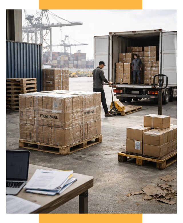 Доставка грузов из Израиля от 15192 р., логистика от СетСервис-Лбг