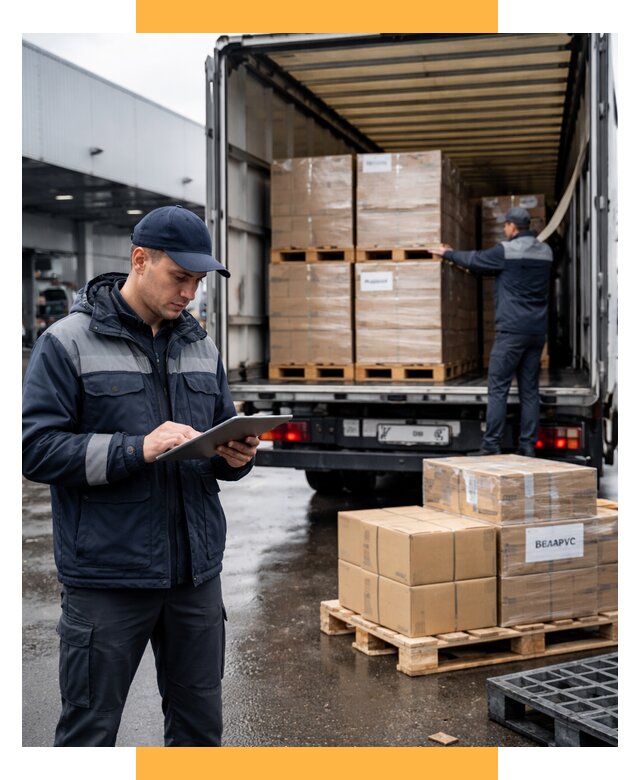 Доставка грузов из Беларуси от 15192 р. логистика СетСервис-Лбг