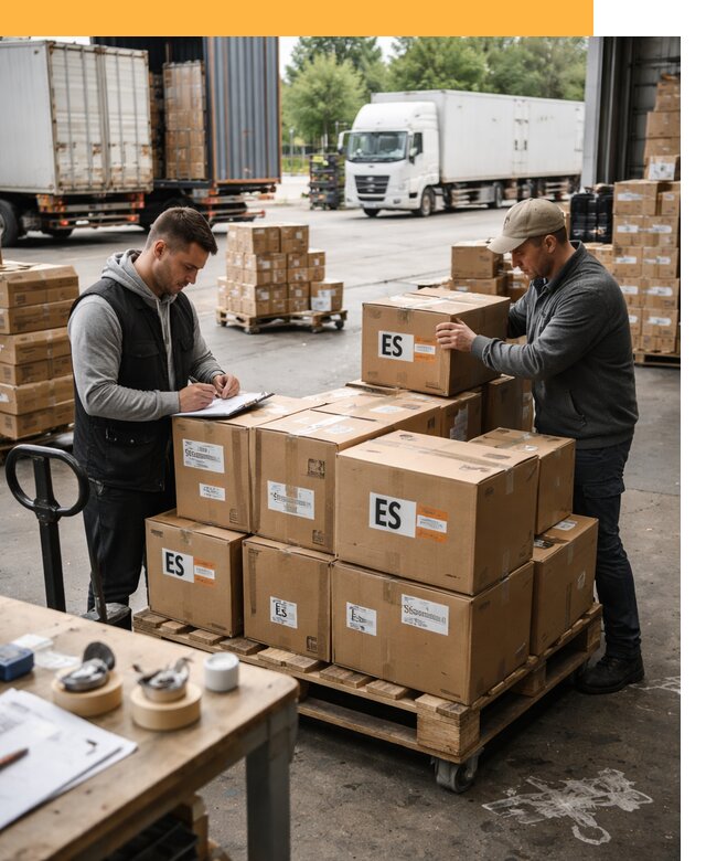 Доставка грузов в Испанию автотранспортом от 35448 руб