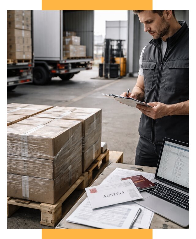 Доставка в Австрию от 65832 р. Логистика и экспорт СетСервис-Лбг