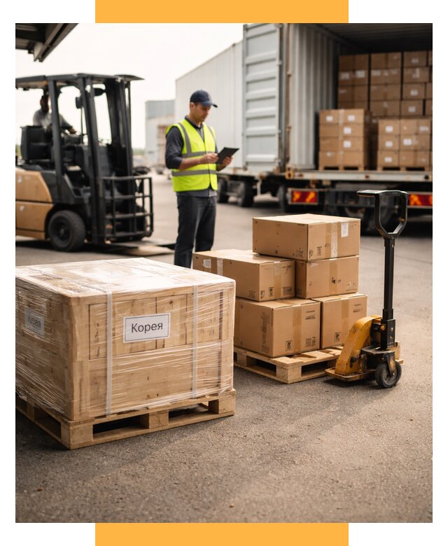 Доставка грузов в Корею из России от 35448 р. | СетСервис-Лбг