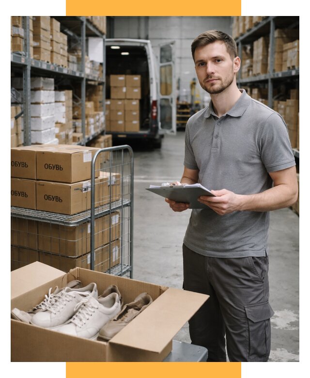 Доставка обуви из Китая и Турции от 4558 р. СетСервис-Лбг