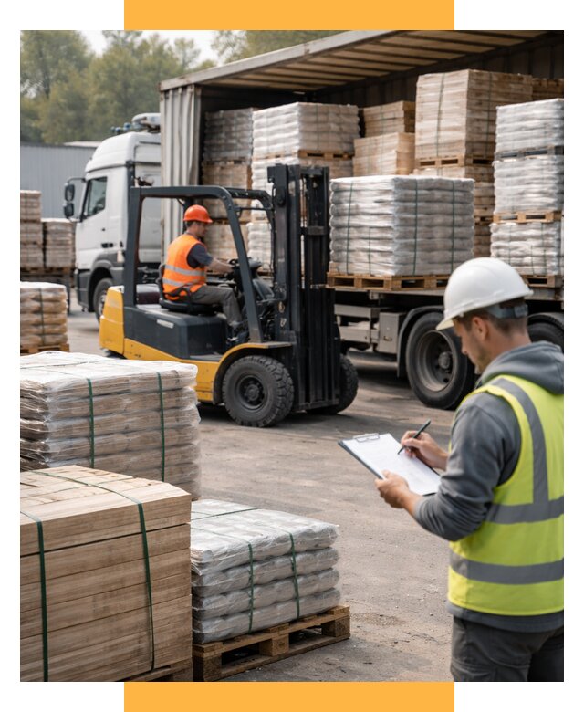 Перевозка строительных материалов от 5570 р. | СетСервис-Лбг