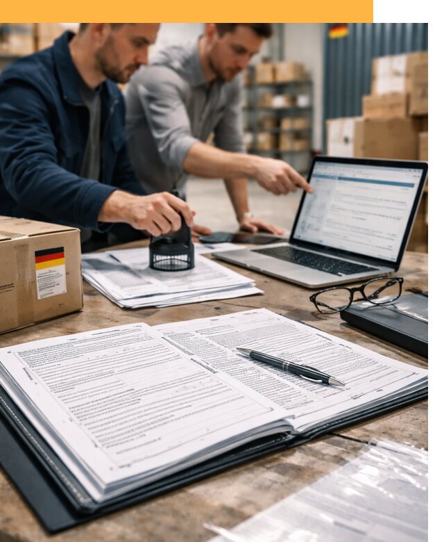 Таможенное оформление грузов из Германии от 9115 руб.