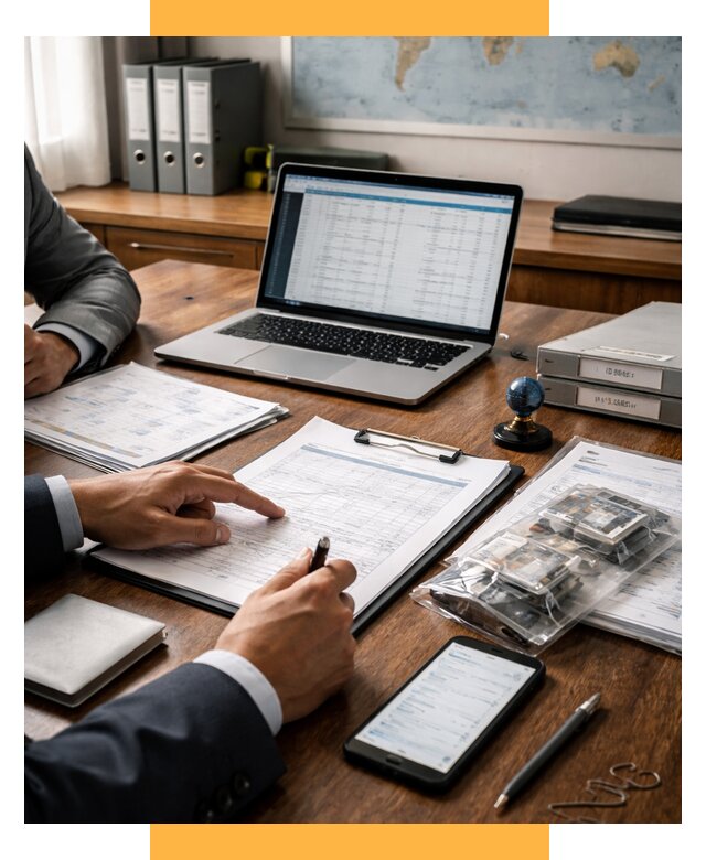 Проверка поставщика за рубежом от 8609 р. | СетСервис-Лбг аудит